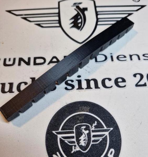 Zündapp Kühlrippen Dämpfungsgummi für den Minitherm Zylinderkopf passend 278-02.129 TPU - VORNE